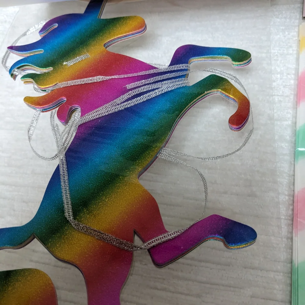 Unicorn Theme Party Supplies : Treat Bags, Napkins and Banner